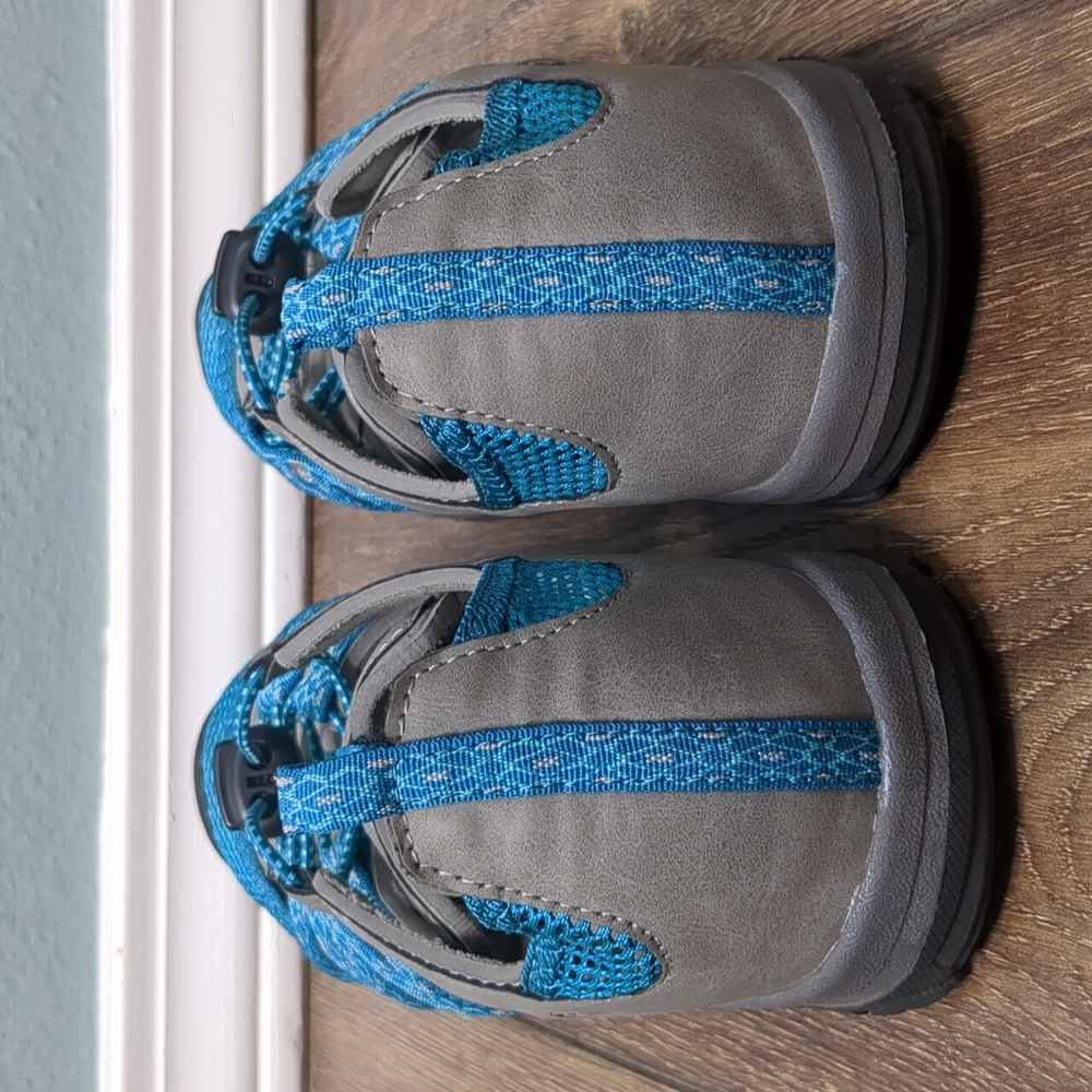 Northside Women's grey blue water hiking shoes lace toggle NEAR NEW Size 8 - Picture 6 of 7